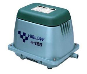 Hiblow HP120 air pump ,ไฮโบว์,แอร์ปั๊ม,ปั๊มเติมอากาศ,เครื่องเติมอากาศ